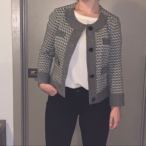 S6 Diane Von Furstenberg Print Blazer Jacket
